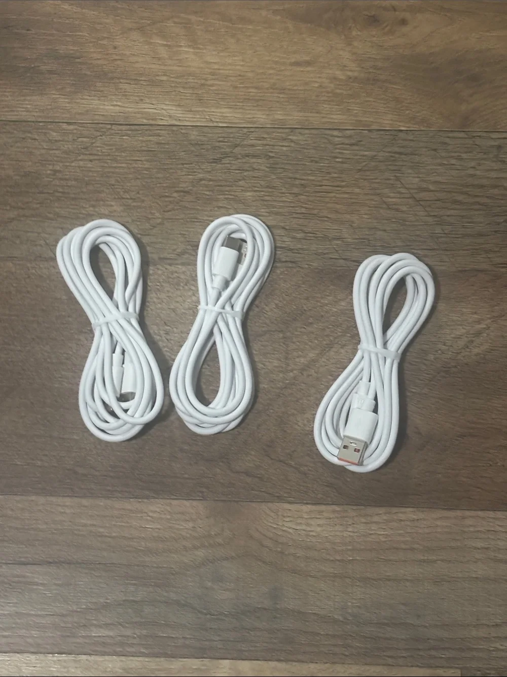 White USB Charging Cable - Pack of 3